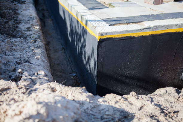 Residential Waterproofing installation at a Pitsburg, OH home by SJ Waterproofing Pros