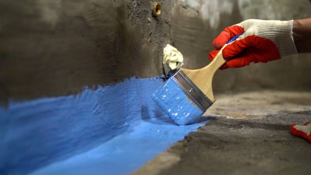 Commercial Waterproofing project at a Pitsburg, OH business property by SJ Waterproofing Pros